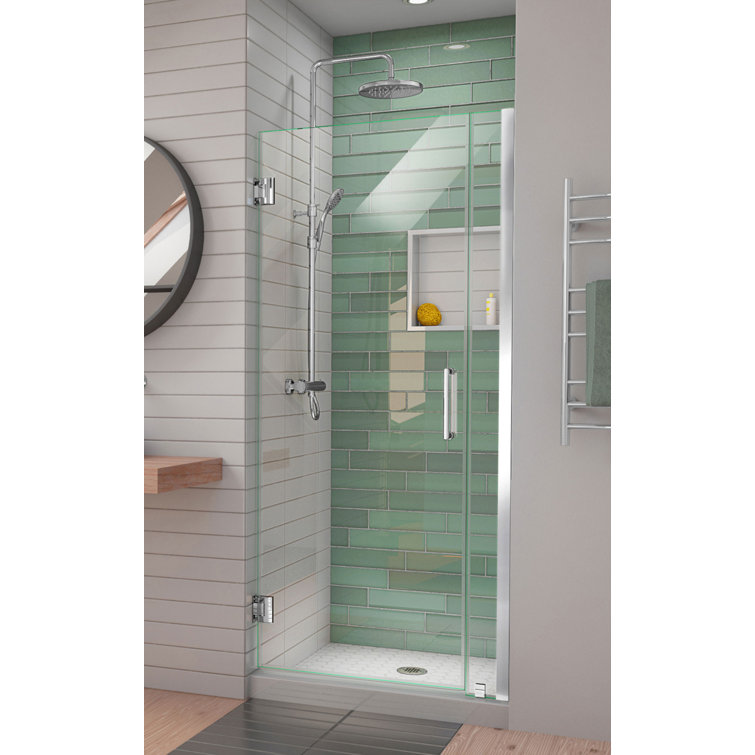 DreamLine UnidoorLS 29'' W x 72" H Hinged Frameless Shower Door with